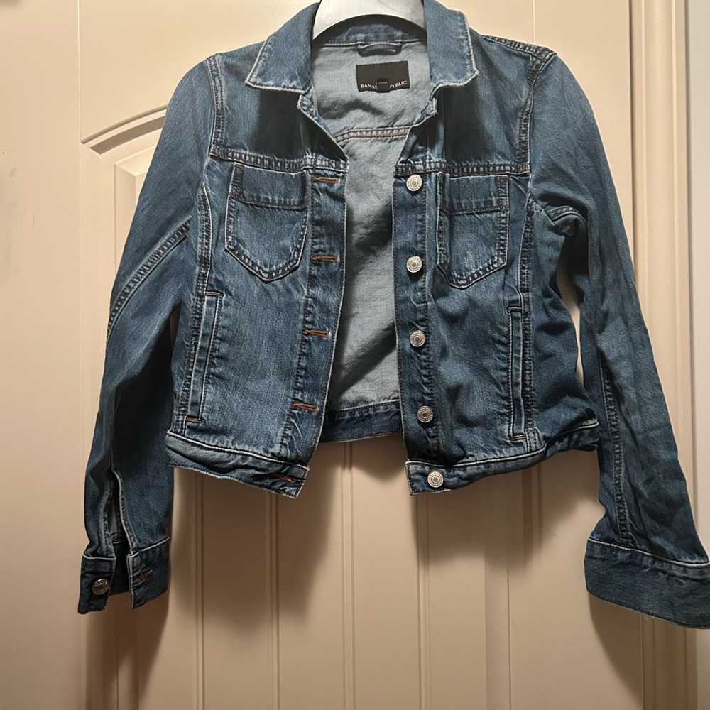 Banana Republic Blue Denim Jacket